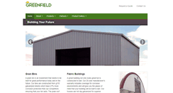 Desktop Screenshot of greenfield-contractors.com