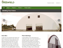 Tablet Screenshot of greenfield-contractors.com